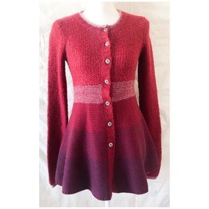 Free People Button Down Cardigan Sweater XS